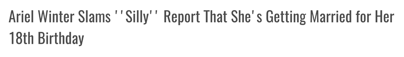 Illustration for article titled Some Things Ariel Winter Has Slammed